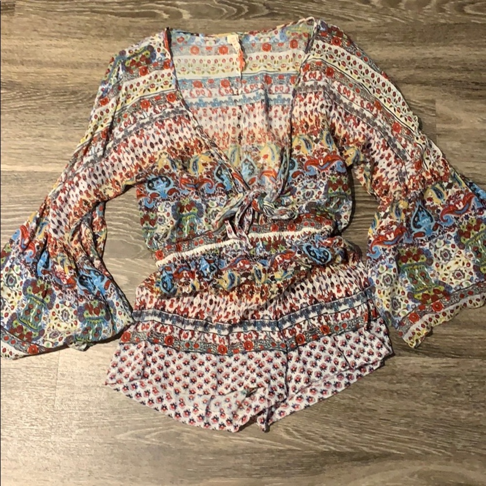 Patterned Romper - image 1